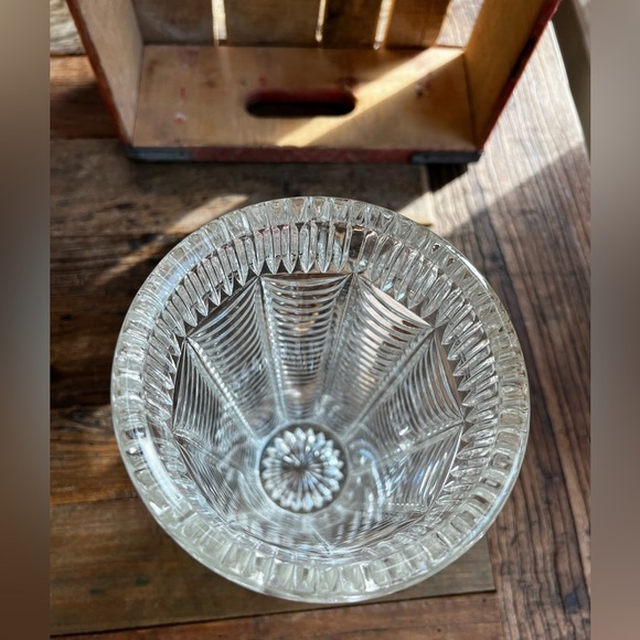 Mid-Century Crystal Transparent Vase, Italy, 1960s - Picture 3 of 11